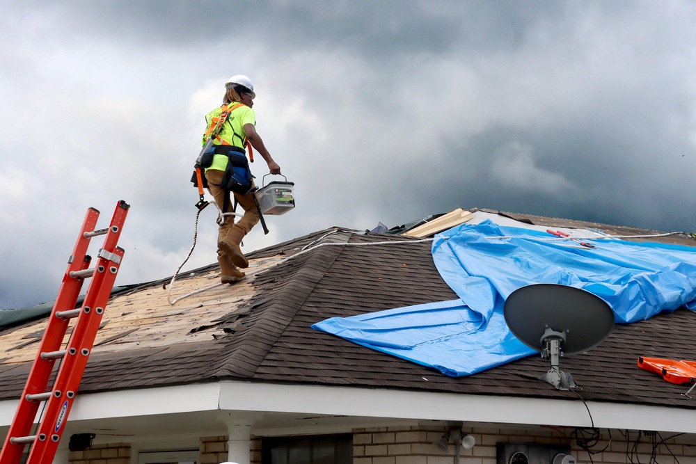 Hurricane Ida: USACE’s Blue Roof Program Begins