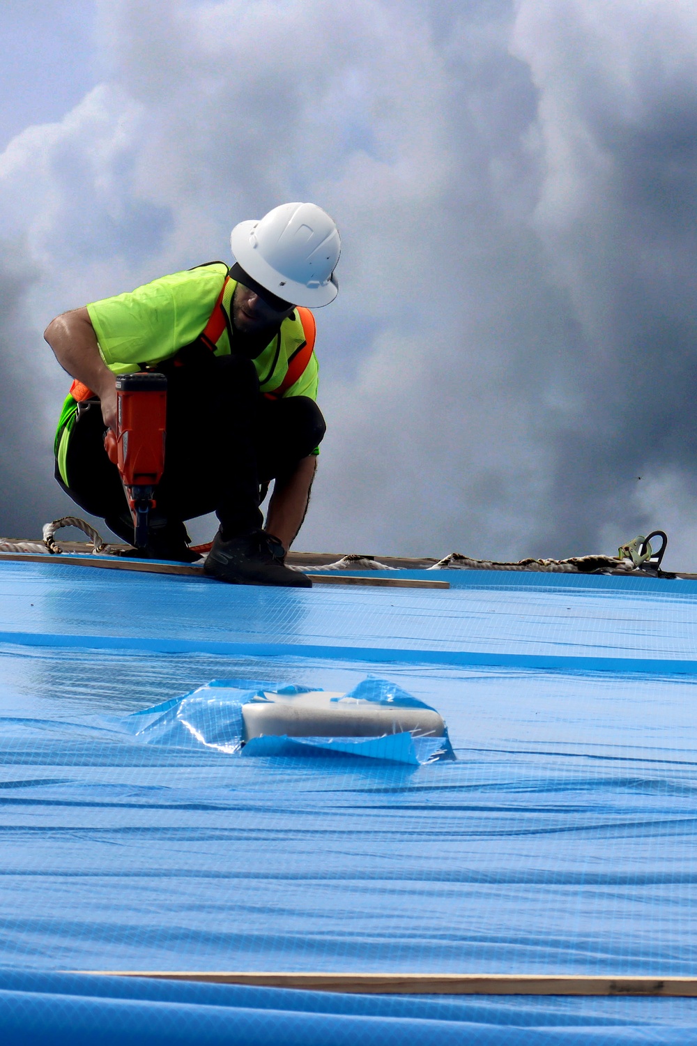Hurricane Ida: USACE’s Blue Roof Program Begins