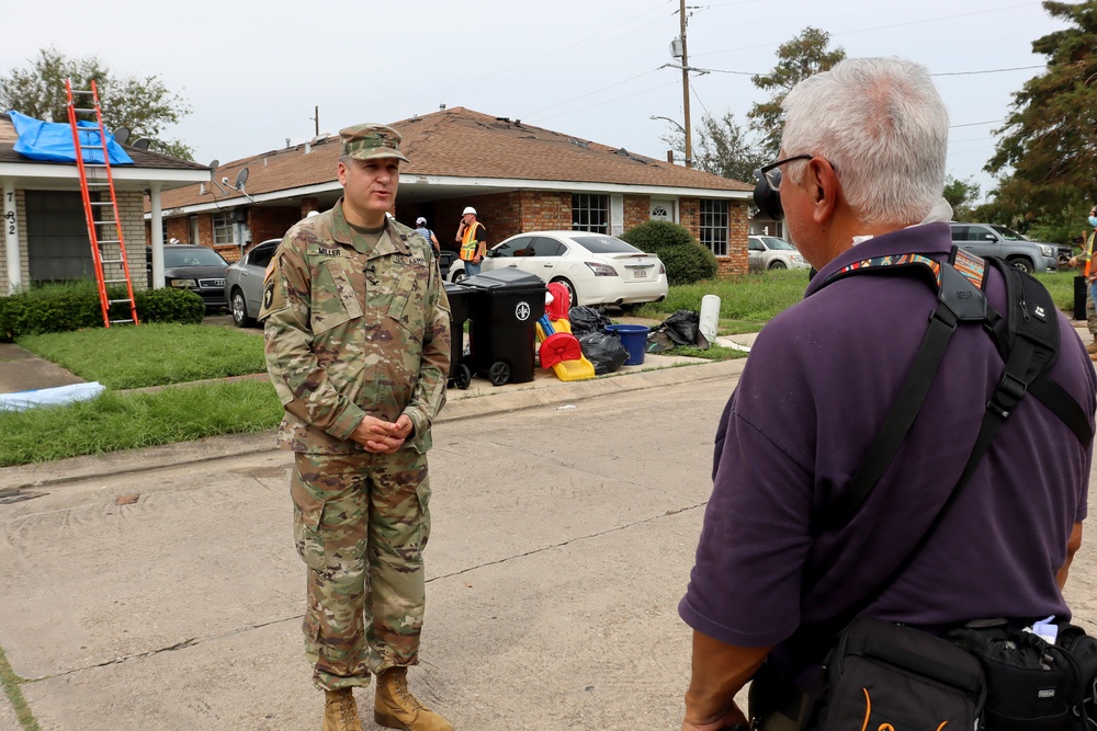Hurricane Ida: USACE’s Blue Roof Program Begins