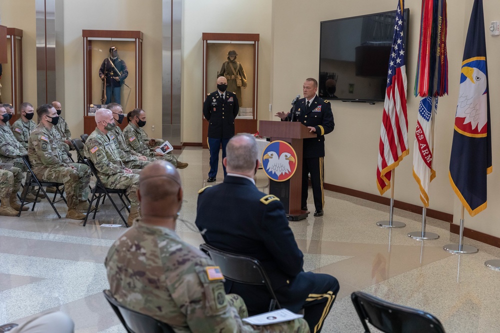 Maj. Gen. Michael D. Roache addresses the audience