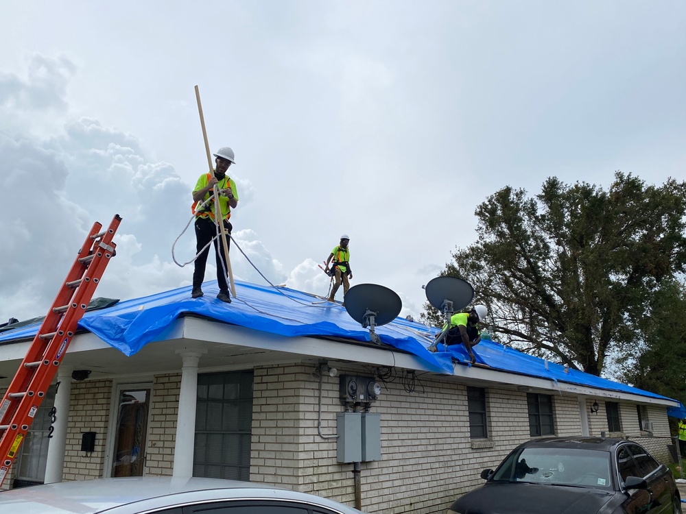 Blue Roof Install