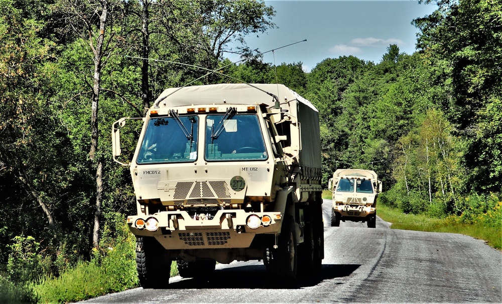 September 2021 training operations at Fort McCoy