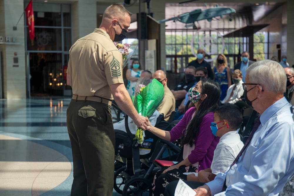 Master Gunnery Sgt. Kauppila Retirement Ceremony