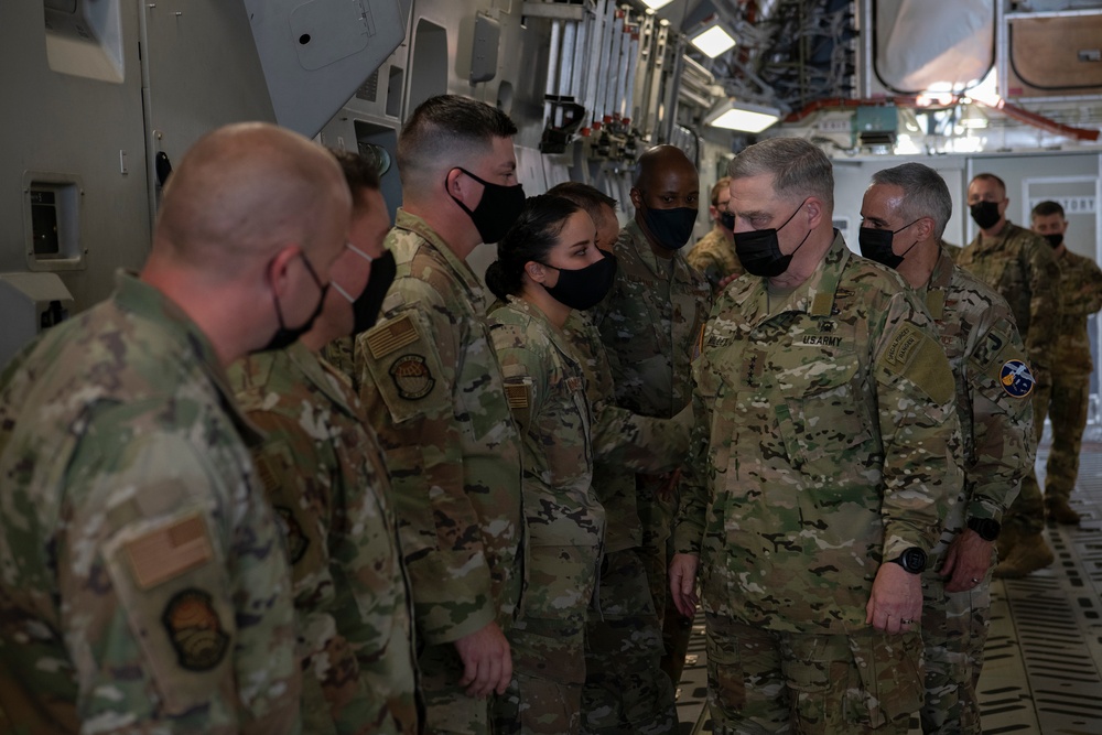 Joint Chiefs of Staff DV visit