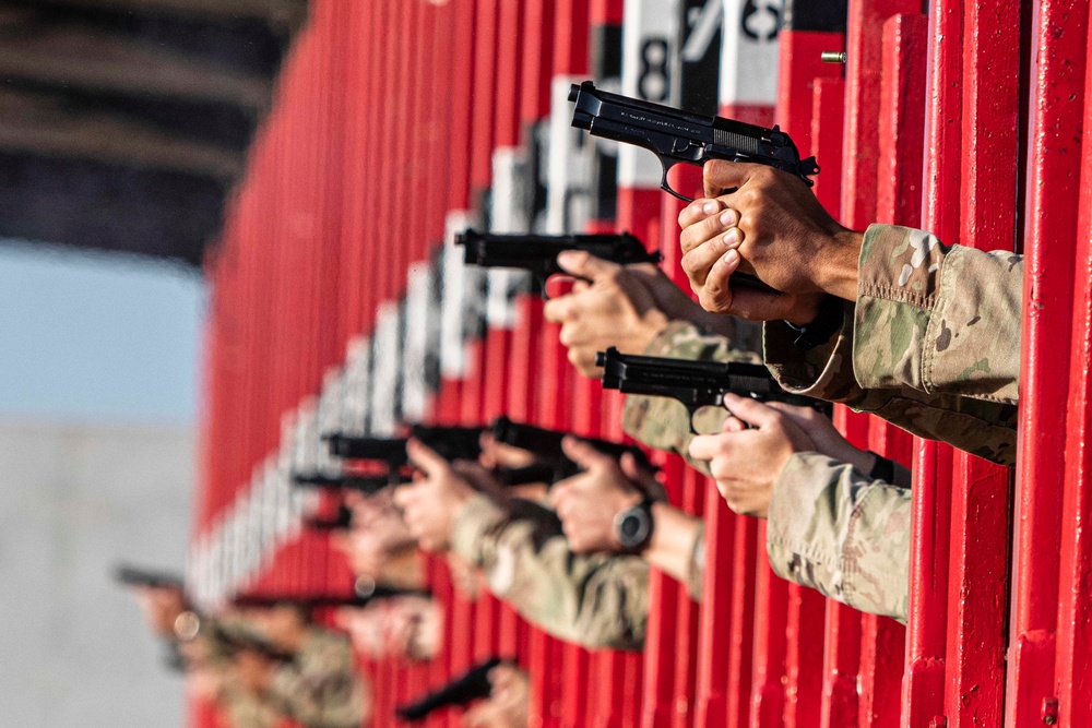 13 shooters qualify for bronze pistol badge