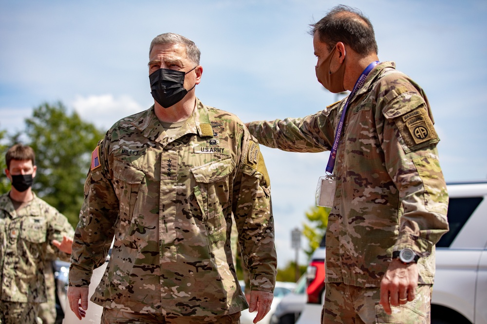 Gen. Mark A. Milley Visits Fort Bragg