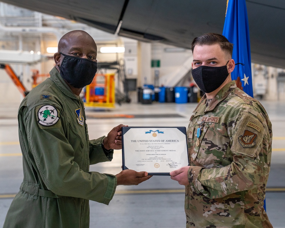 3rd MXS Airmen awarded Joint Service Achievement Medal