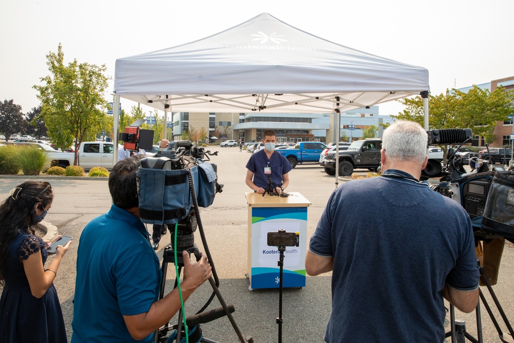 U.S. Army Medical Team and Idaho Hospital Host Press Conference