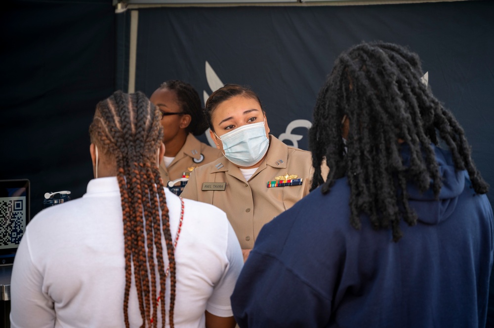 Navy Promotional Days Baltimore visits MERVO High School