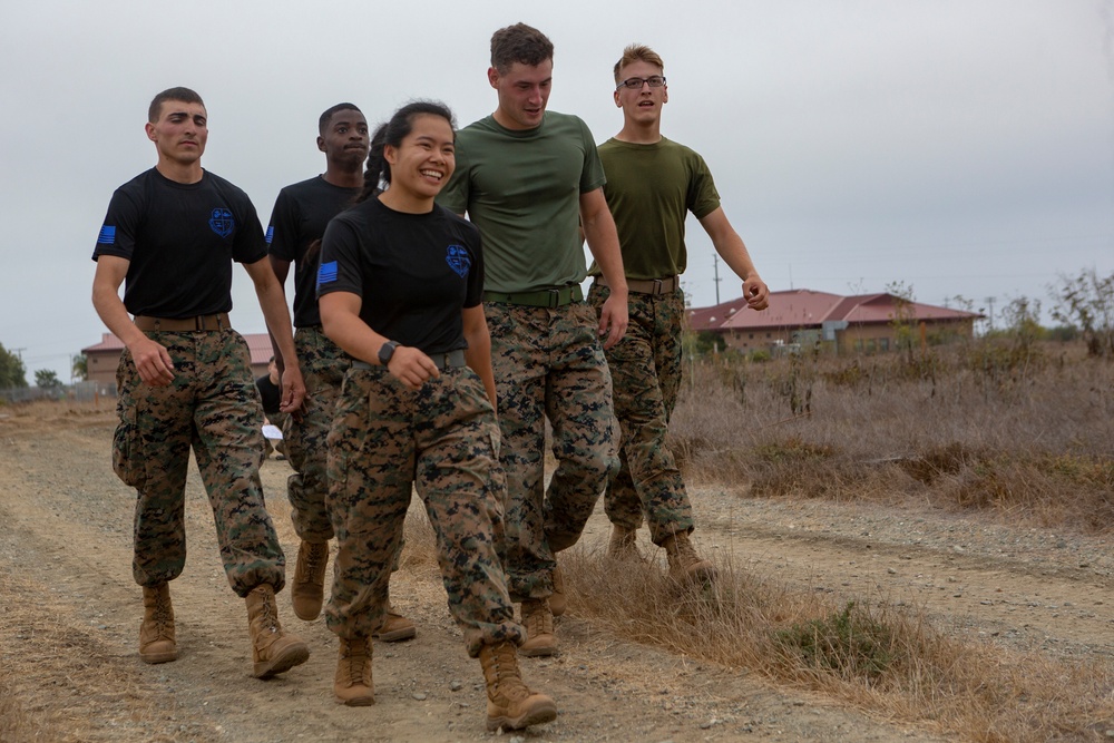 1st ANGLICO company physical training event