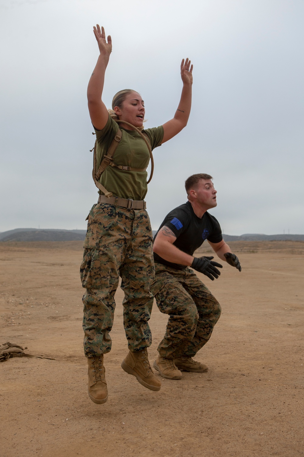 1st ANGLICO company physical training event