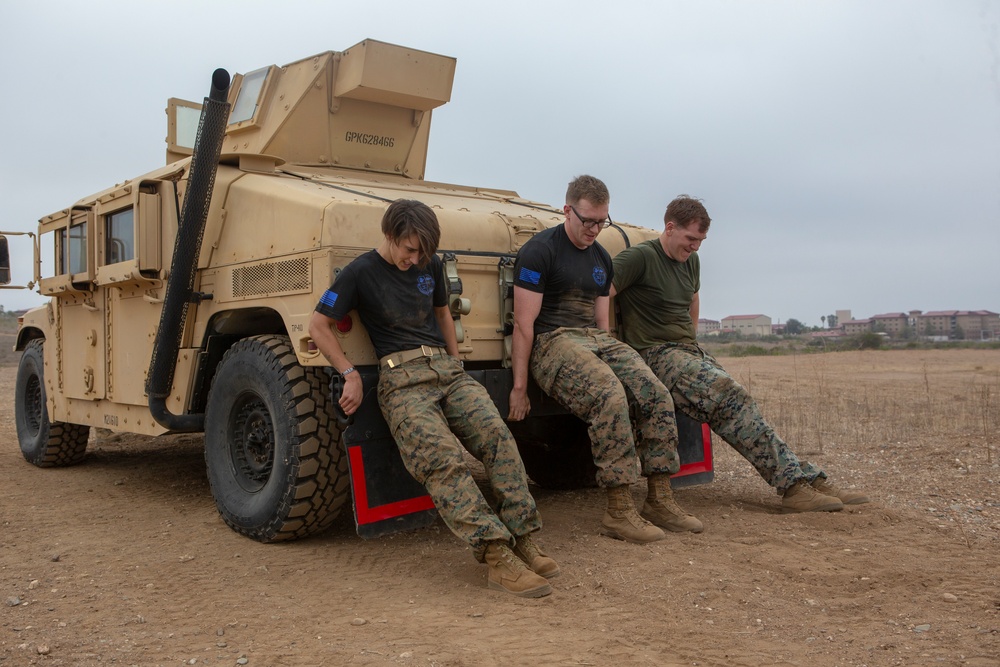 1st ANGLICO company physical training event