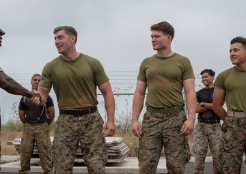 1st ANGLICO company physical training event