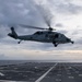 MH-60S Sea Hawk takes off flight deck of USS Jackson (LCS 6)