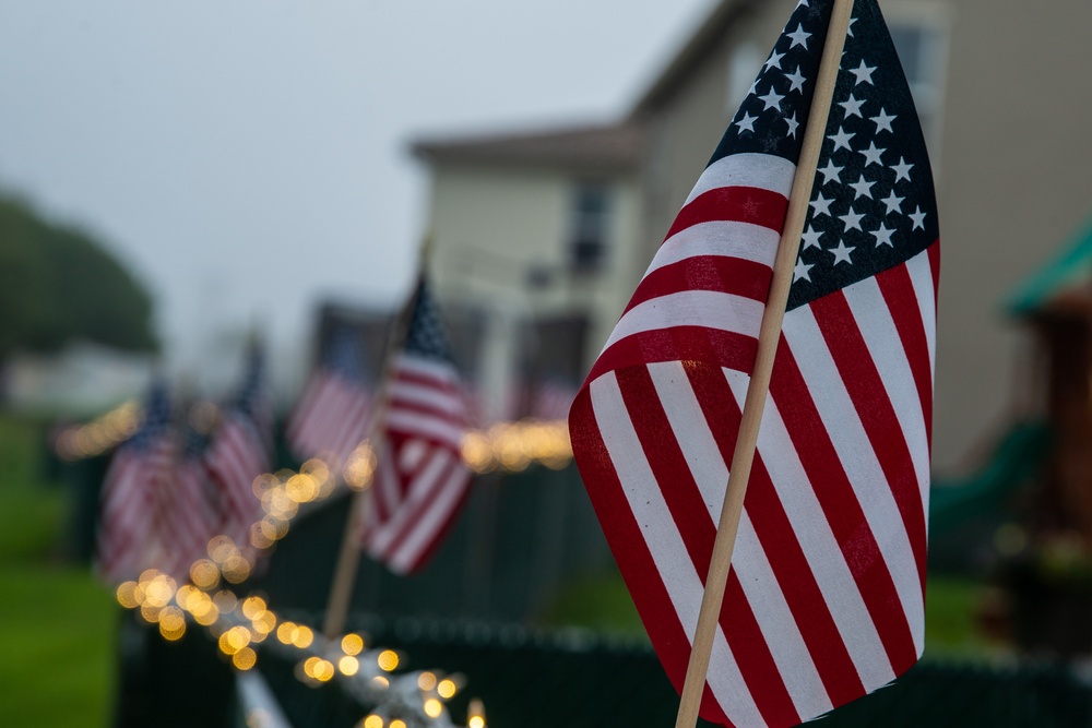 Marines, family members pay respects to fallen service members