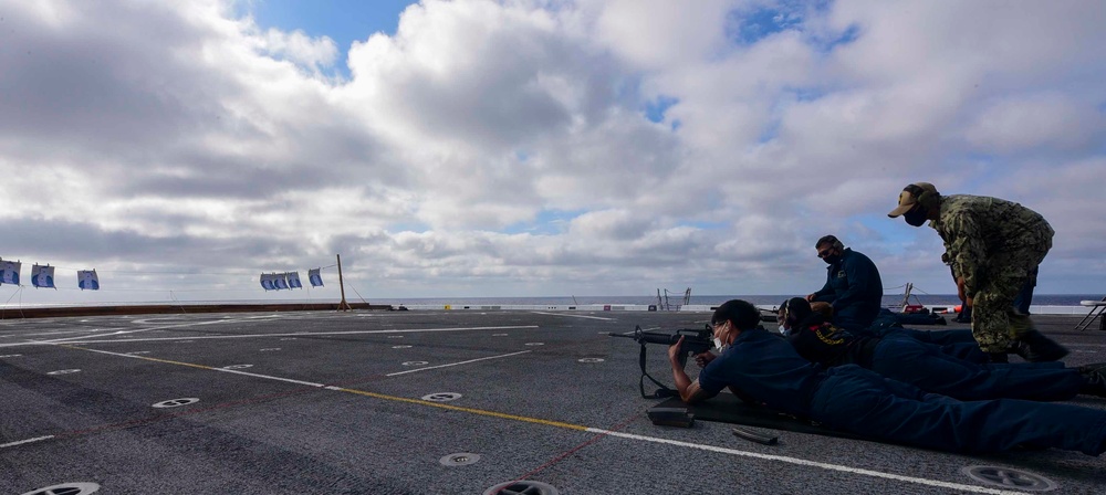USS John P. Murtha (LPD 26) Live Fire Exercise