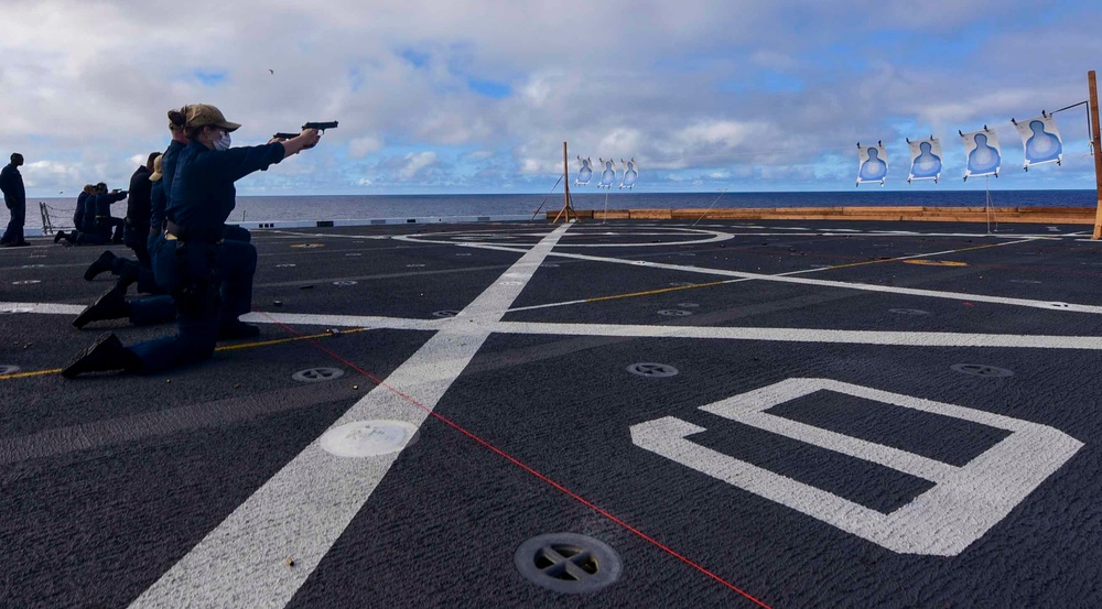 USS John P. Murtha (LPD 26) Live Fire Exercise