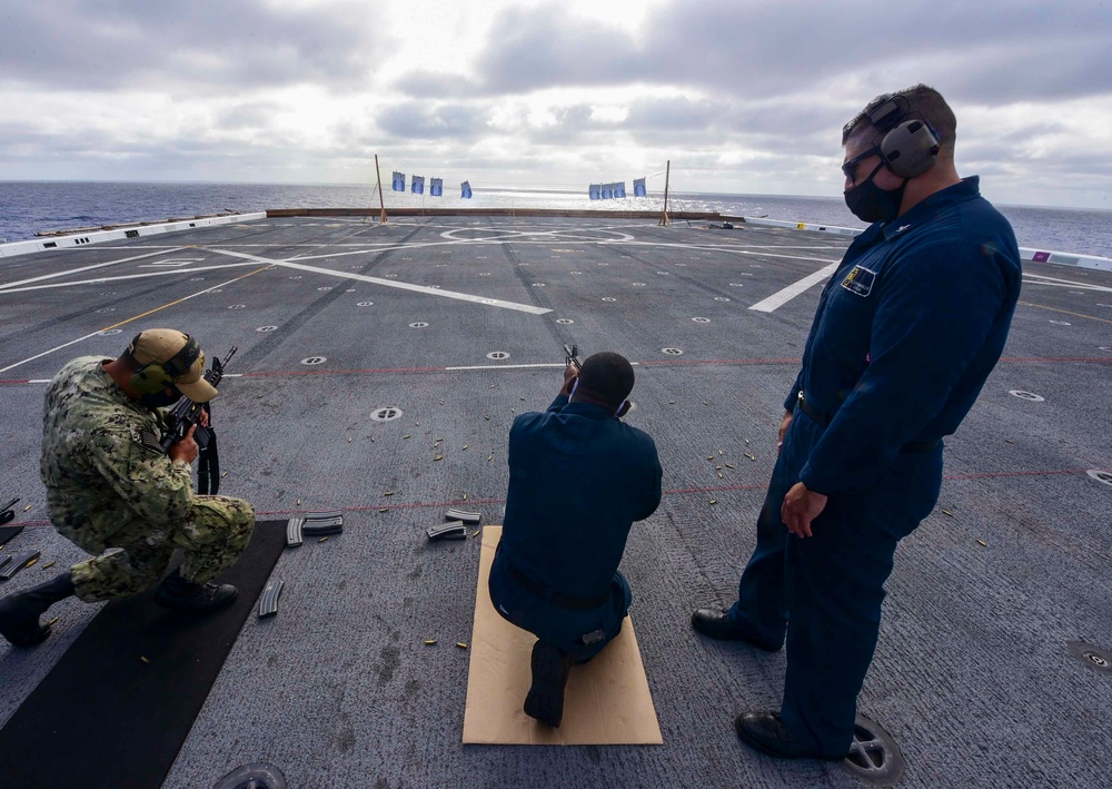 USS John P. Murtha (LPD 26) Live Fire Exercise