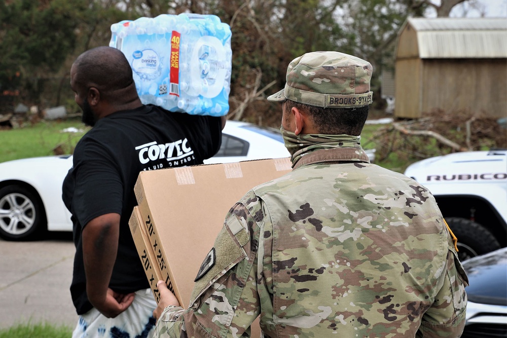 La. National Guard supports recovery efforts from Hurricane Ida