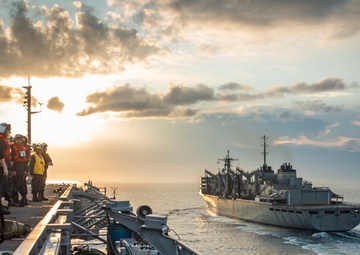 USS George H. W. Bush Conducts First RAS since DPIA