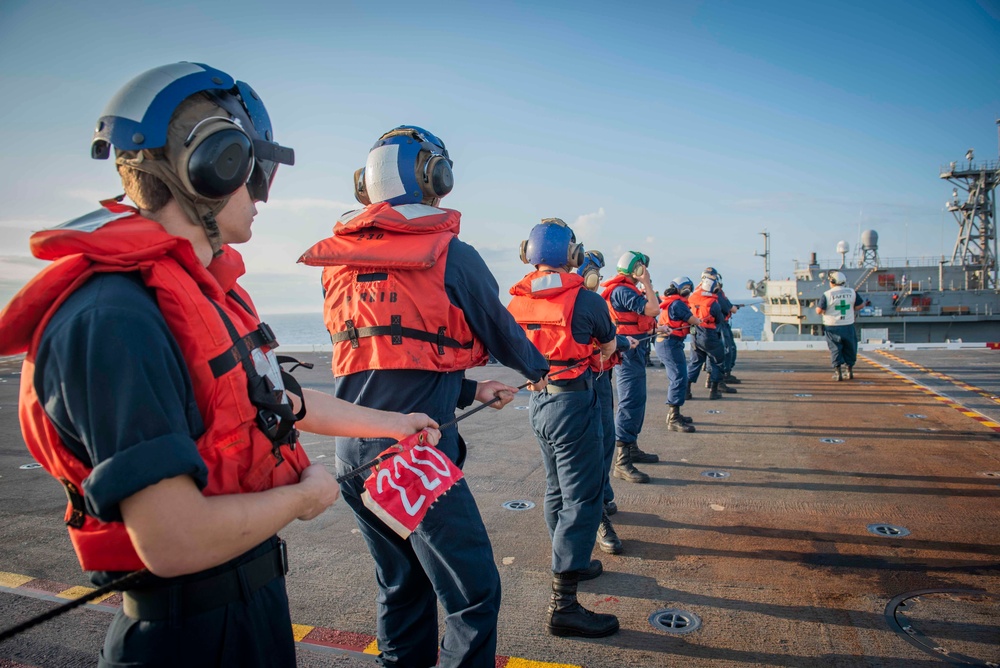 GHWB Replenishes at Sea