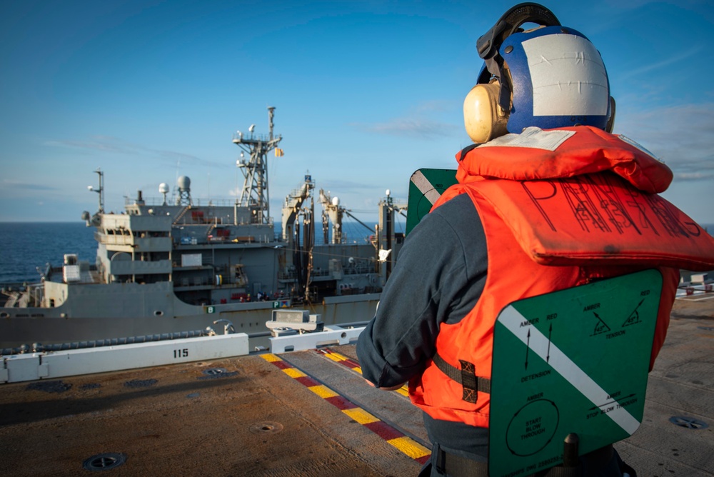 GHWB Replenishes at Sea