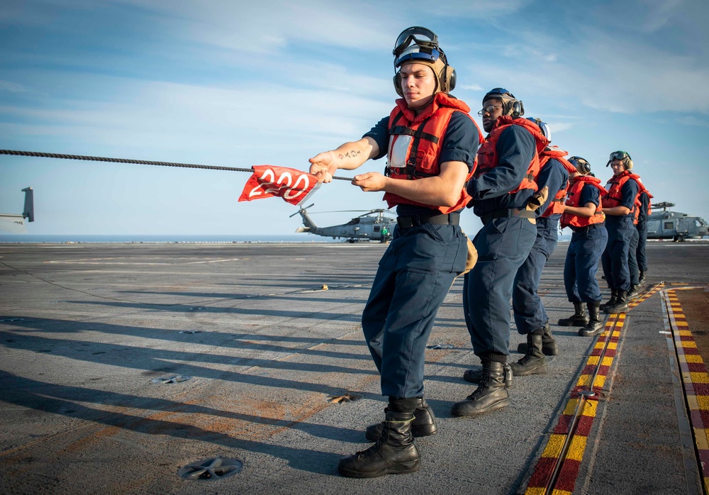 GHWB Replenishes at Sea