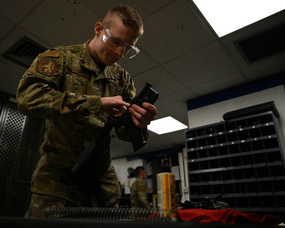 DVIDS - Images - 100th Security Forces Squadron Airmen perform routine ...