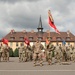 1st Brigade Engineer Battalion (1BEB) “Diehard,” 1st Armored Brigade Combat Team, 1st Infantry Division, uncase their battalion colors in Bolesławiec, Poland.