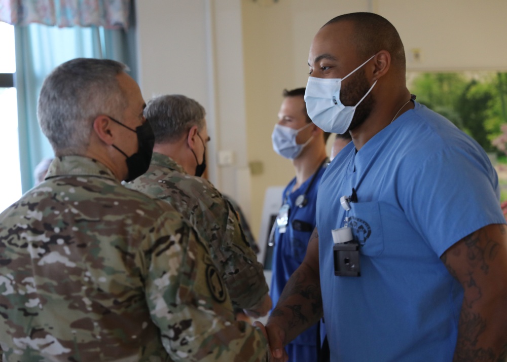 CJCS, SEAC assess operations at LRMC during OAR