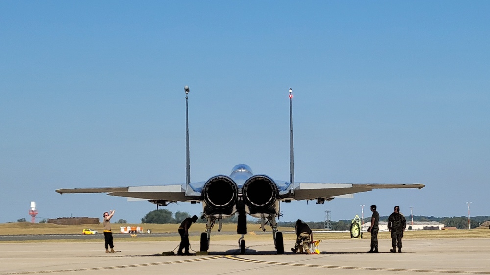 493rd FS generating aircraft for training sorties