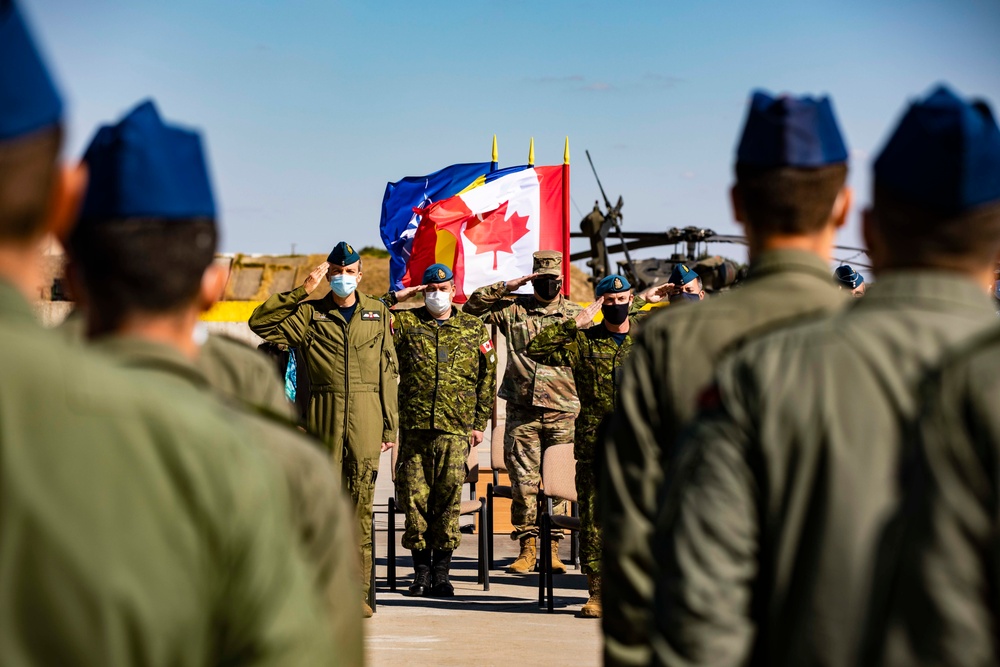 Air Task Force Romania assumes air policing mission in NATO certification ceremony