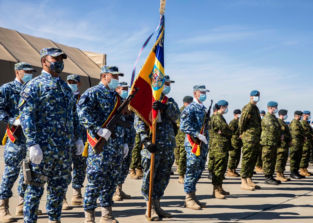 Air Task Force Romania assumes air policing mission in NATO certification ceremony