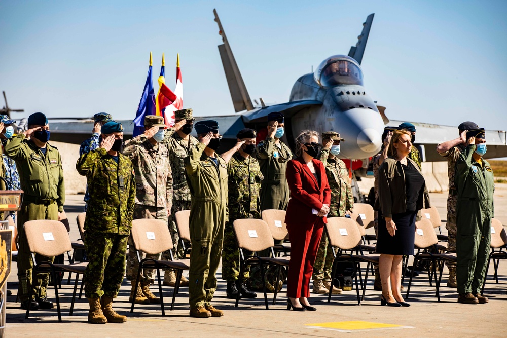 Air Task Force Romania assumes air policing mission in NATO certification ceremony