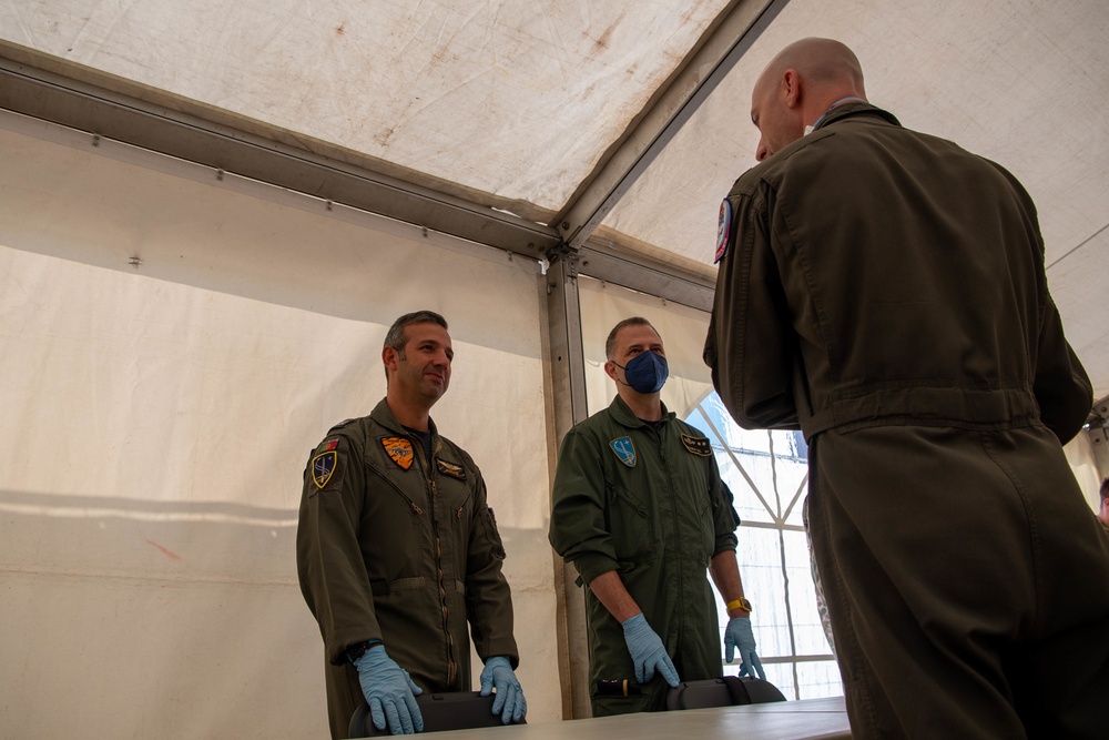 NATO Processes Outbound Afghan Evacuees