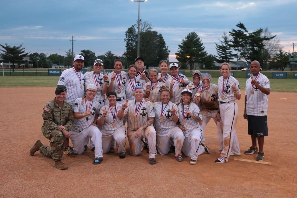 NMOTC Sailor Wins Gold in Softball with Women’s All-Navy Softball Team