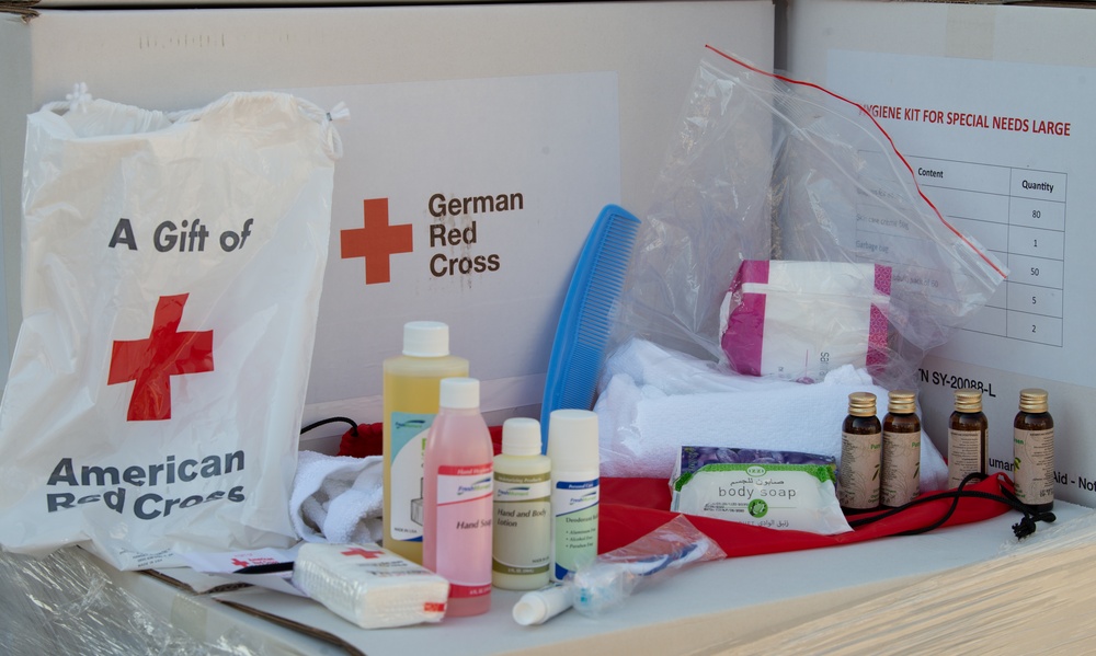 U.S., German Red Cross provide aid during OAR