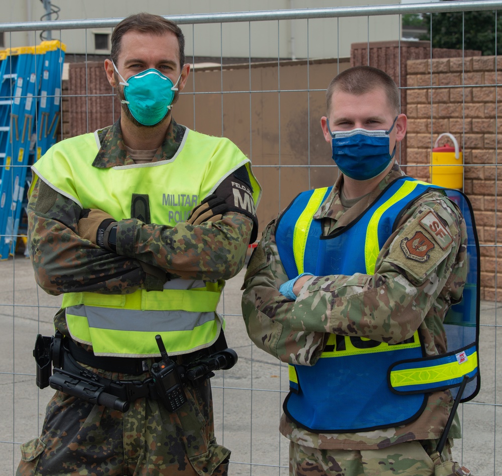 German Polizei aids, Operation Allies Refuge