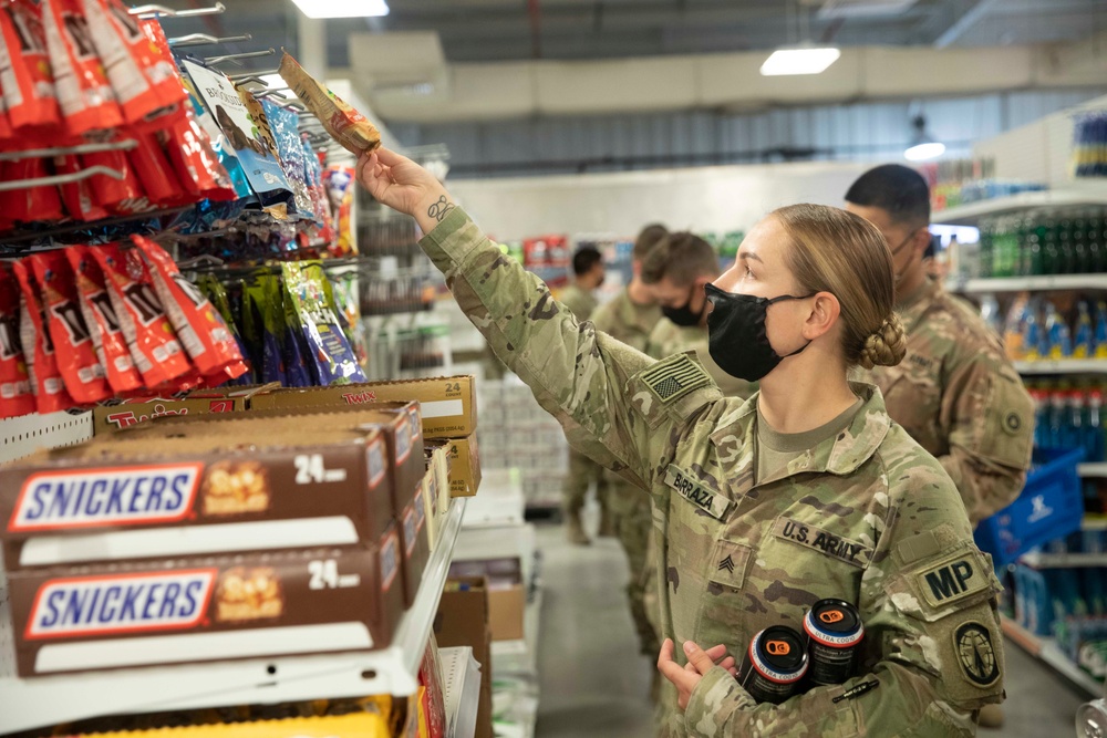 PX Opens in Qatar for Soldiers Aiding the Afghanistan Evacuation Effort