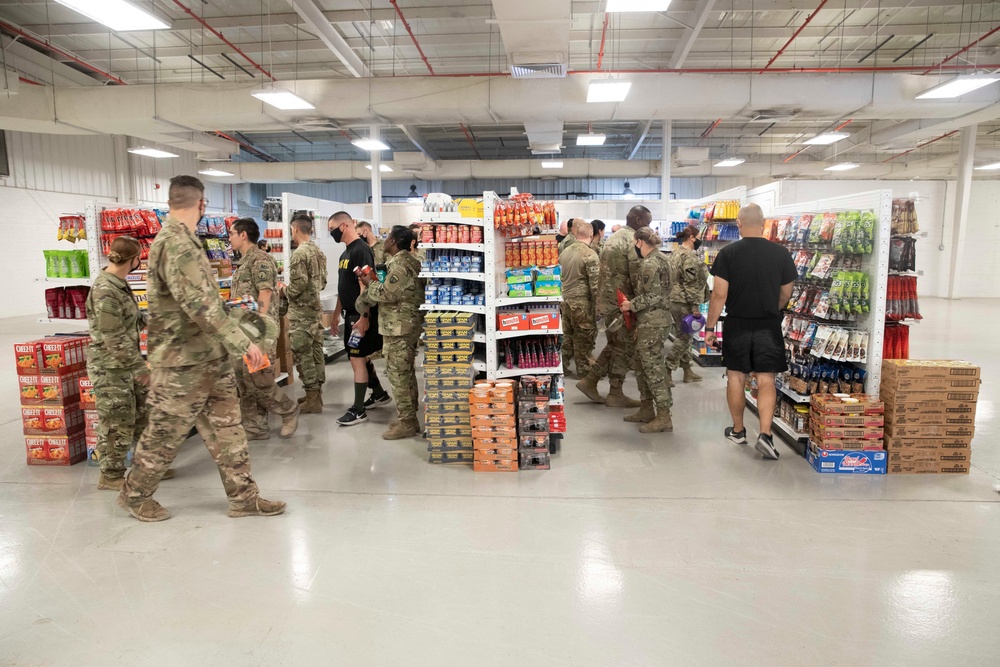 PX Opens in Qatar for Soldiers Aiding the Afghanistan Evacuation Effort