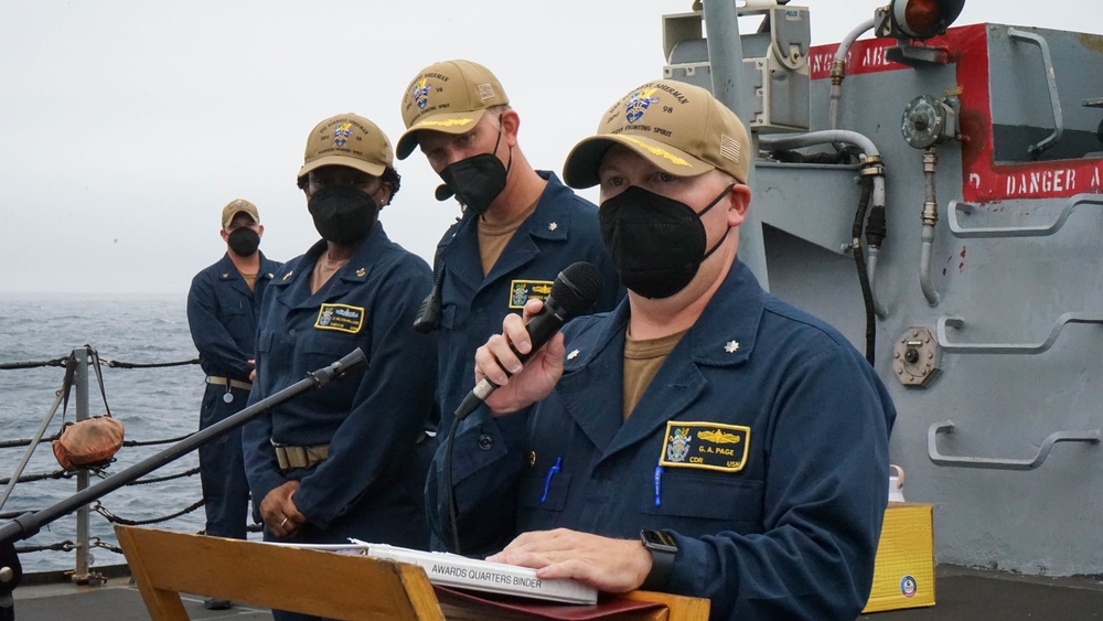 USS Forrest Sherman Participates in FRONTIER SENTINEL