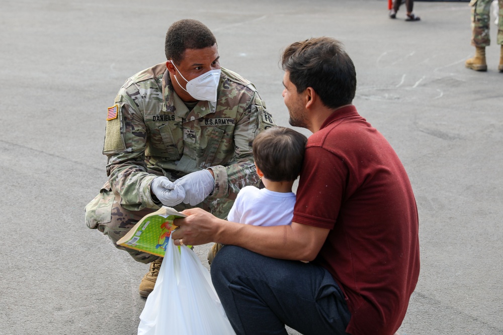 21st TSC assists Afghan Evacuees