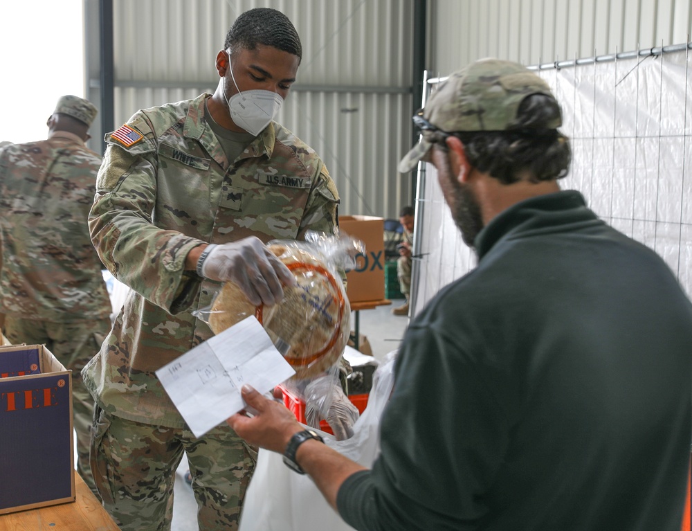 21st TSC assists Afghan Evacuees