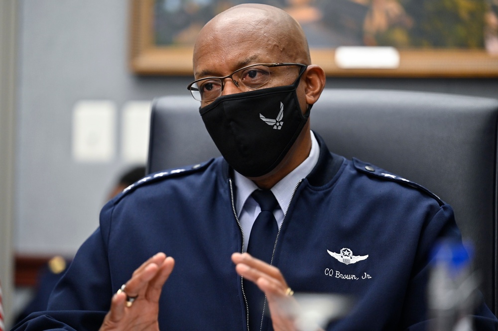 CSAF Brown meets Australian Air Marshal Hupfeld