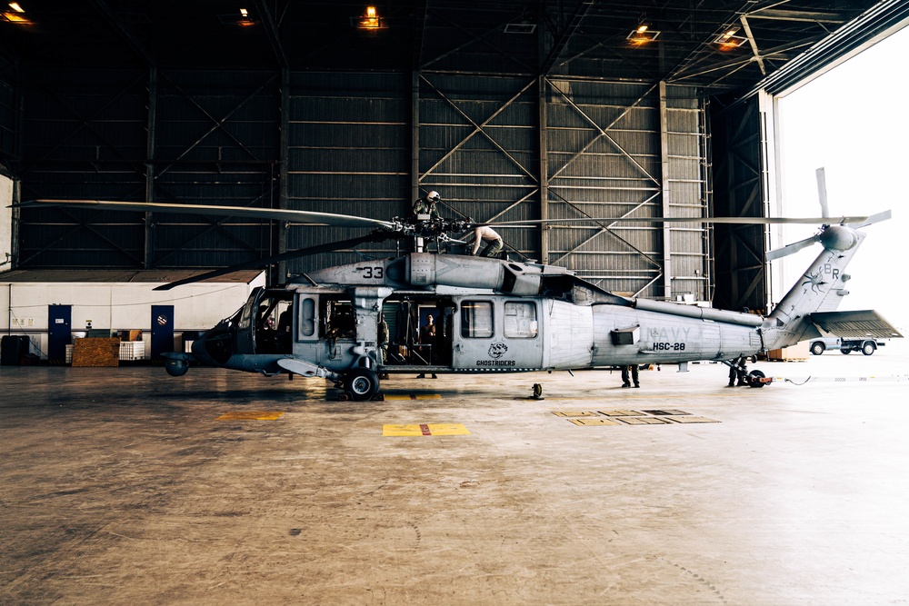 &quot;Ghost Riders&quot; conduct flight operations around Sicily, Italy