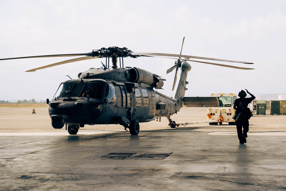 &quot;Ghost Riders&quot; conduct flight operations around Sicily, Italy