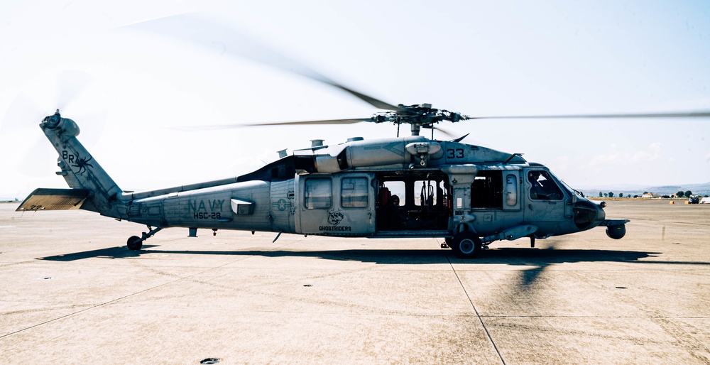 &quot;Ghost Riders&quot; conduct flight operations around Sicily, Italy