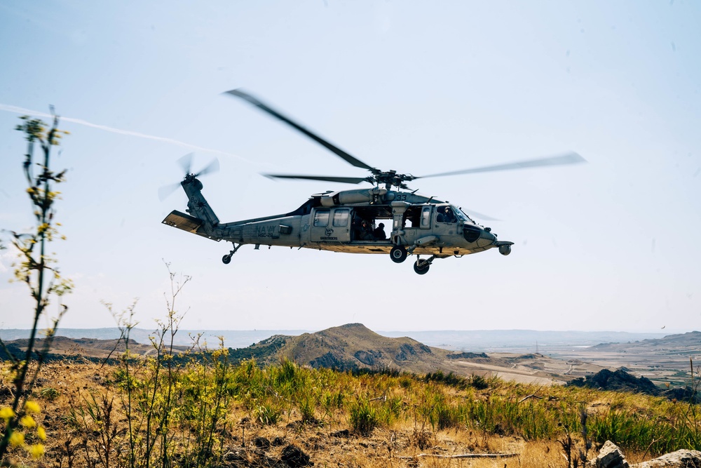 &quot;Ghost Riders&quot; conduct flight operations around Sicily, Italy