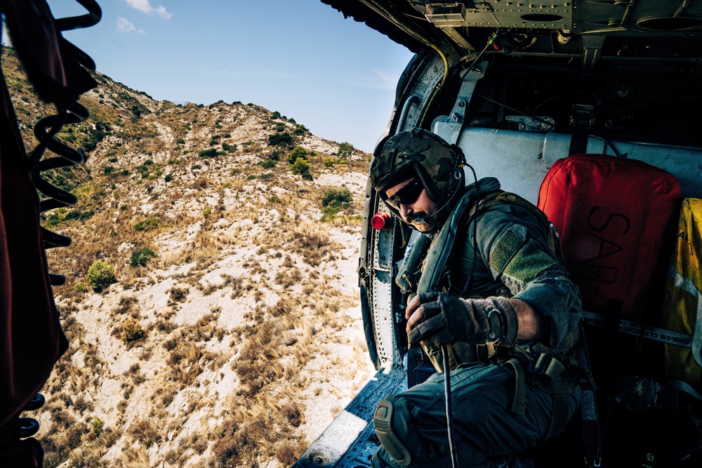 &quot;Ghost Riders&quot; conduct flight operations around Sicily, Italy