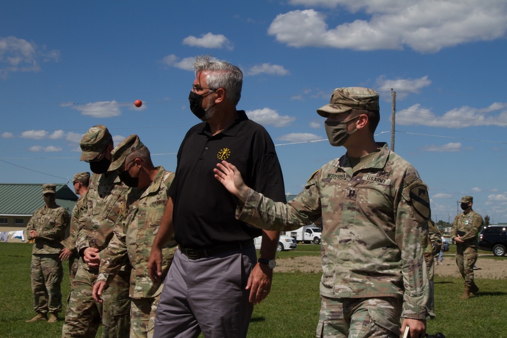 Indiana Governor tours Operation Allies Welcome